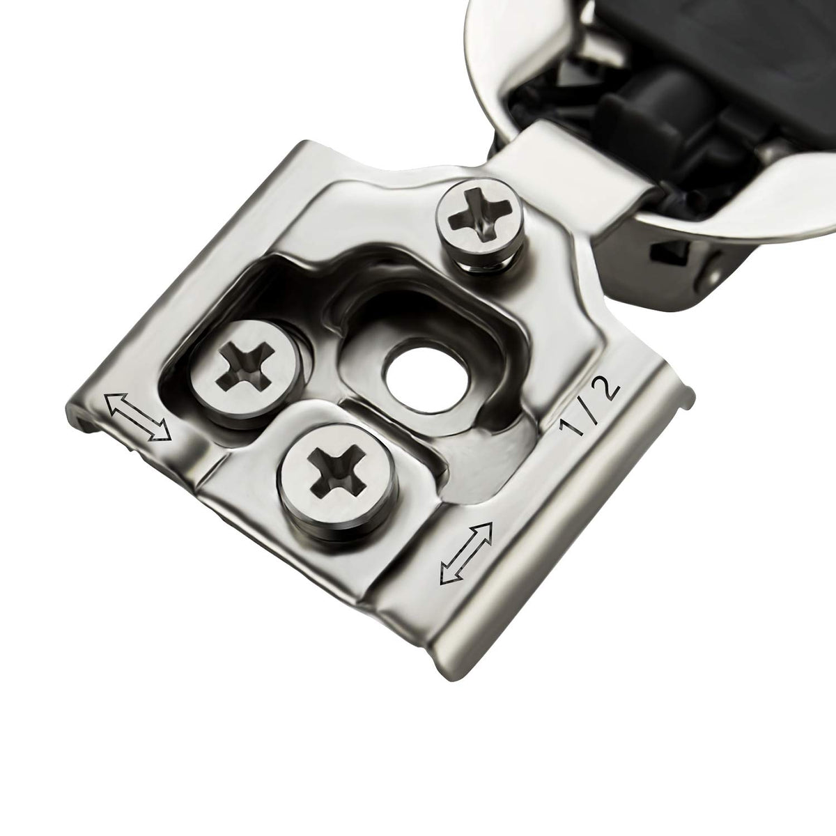 Ravinte 3-way adjustable hinge helps alignment with a simple screwdriver.