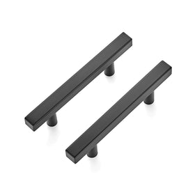 Ravinte 30-pack square cabinet pulls in matte black for a cohesive kitchen upgrade