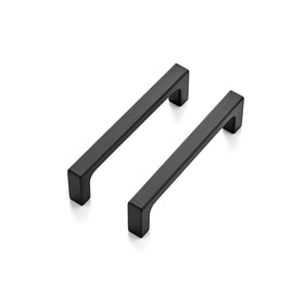 Ravinte matte black square cabinet handle for durable kitchen upgrades.