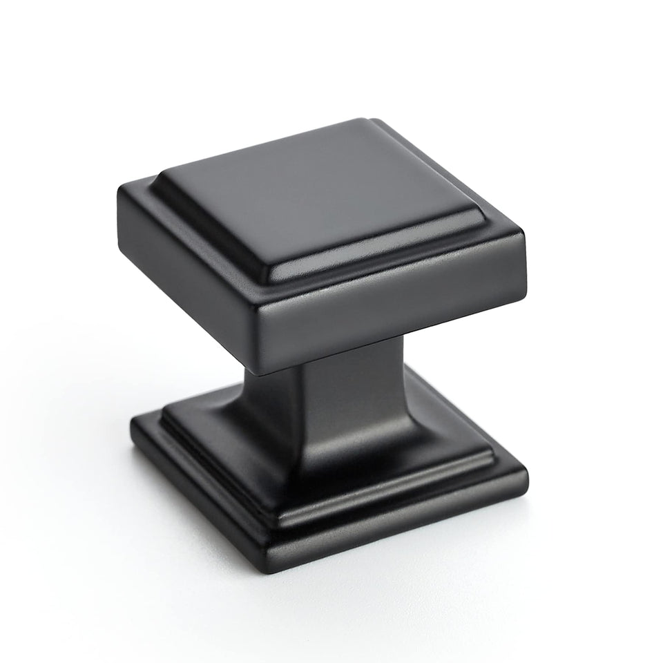 Ravinte 30-pack square knob with 1-inch diameter for durable cabinet upgrades