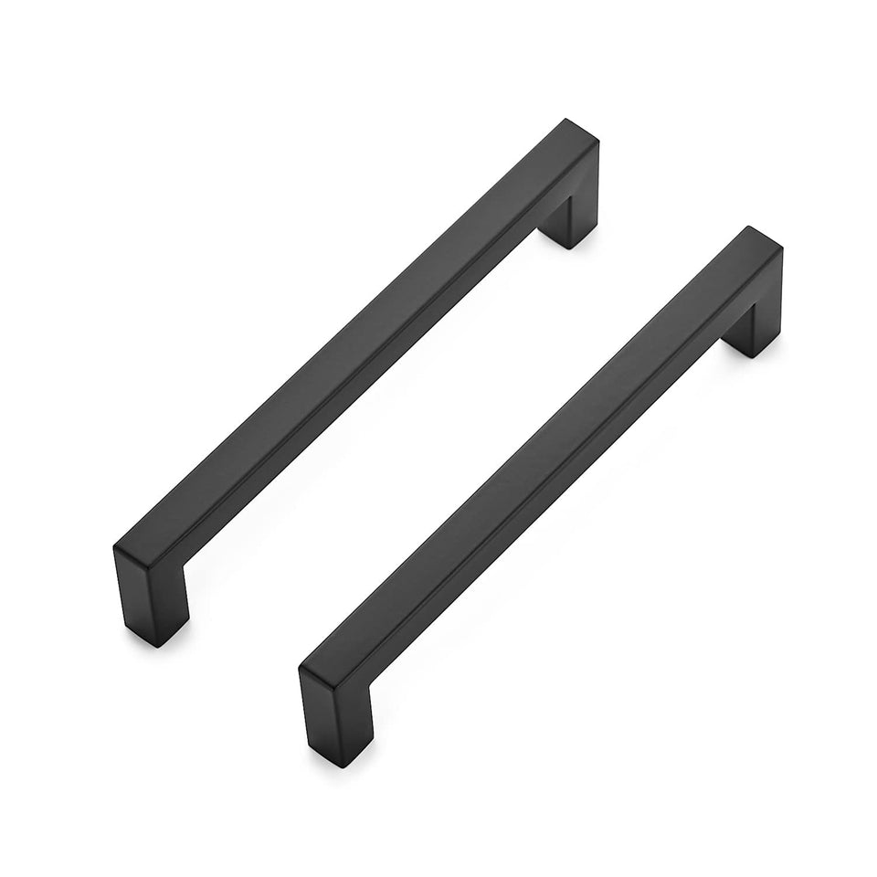 Ravinte 35-pack matte black cabinet pulls update modern kitchen cabinets