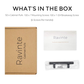 Ravinte sturdy hardware in matte black suits farmhouse to modern styles