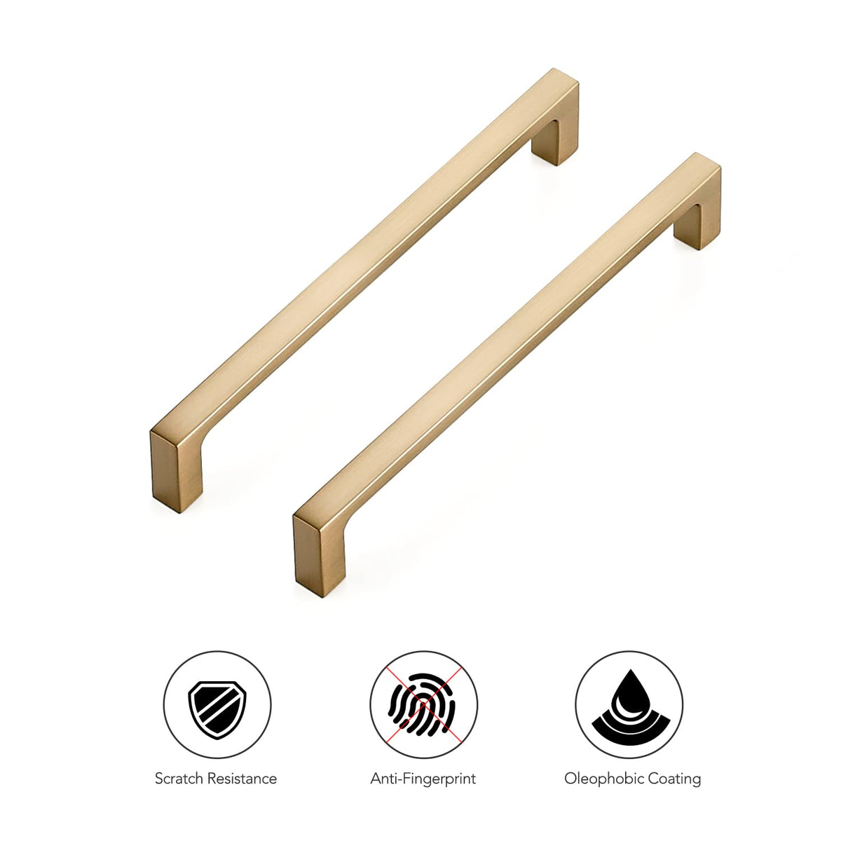 Ravinte cabinet handles on a row for a quick room refresh.