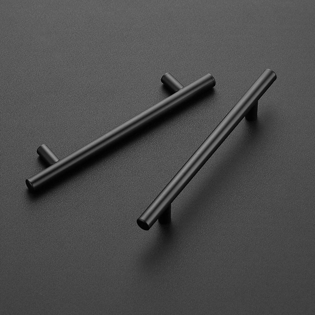 Ravinte 7-38 inch cabinet pull in matte black ideal for modern cabinets