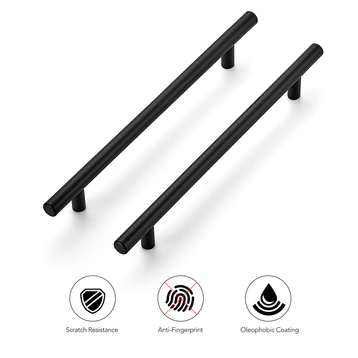 Ravinte anti-rust, sturdy pulls ideal for high-traffic kitchen drawers