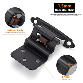 Ravinte bathroom cabinet hinge adds sleek look and reliable self close