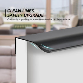 Ravinte black finger pulls wear resistant surface in close-up