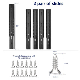 Ravinte black zinc finish resists corrosion for durable hardware