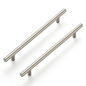 Ravinte brushed nickel 10-inch cabinet handle on kitchen cabinet for durable pulls