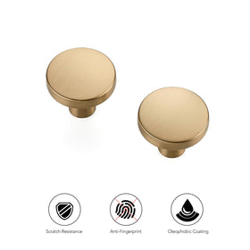 Ravinte Champagne Bronze cabinet knobs styling across rooms