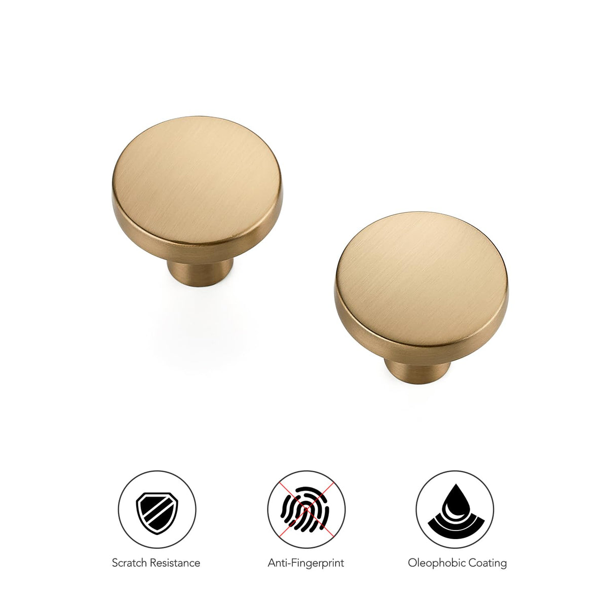 Ravinte champagne bronze knobs blend farmhouse charm with modern hardware