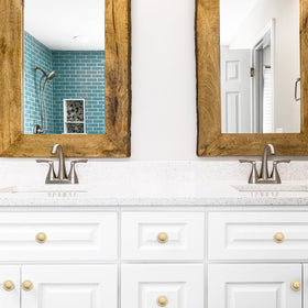 Ravinte Champagne Bronze knob on cabinet door proves durable zinc construction.