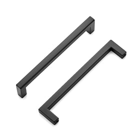 Ravinte classic matte black drawer pull suitable for various styles.