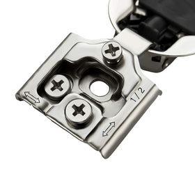Built-in damping in Ravinte hinge enables quiet door operation.