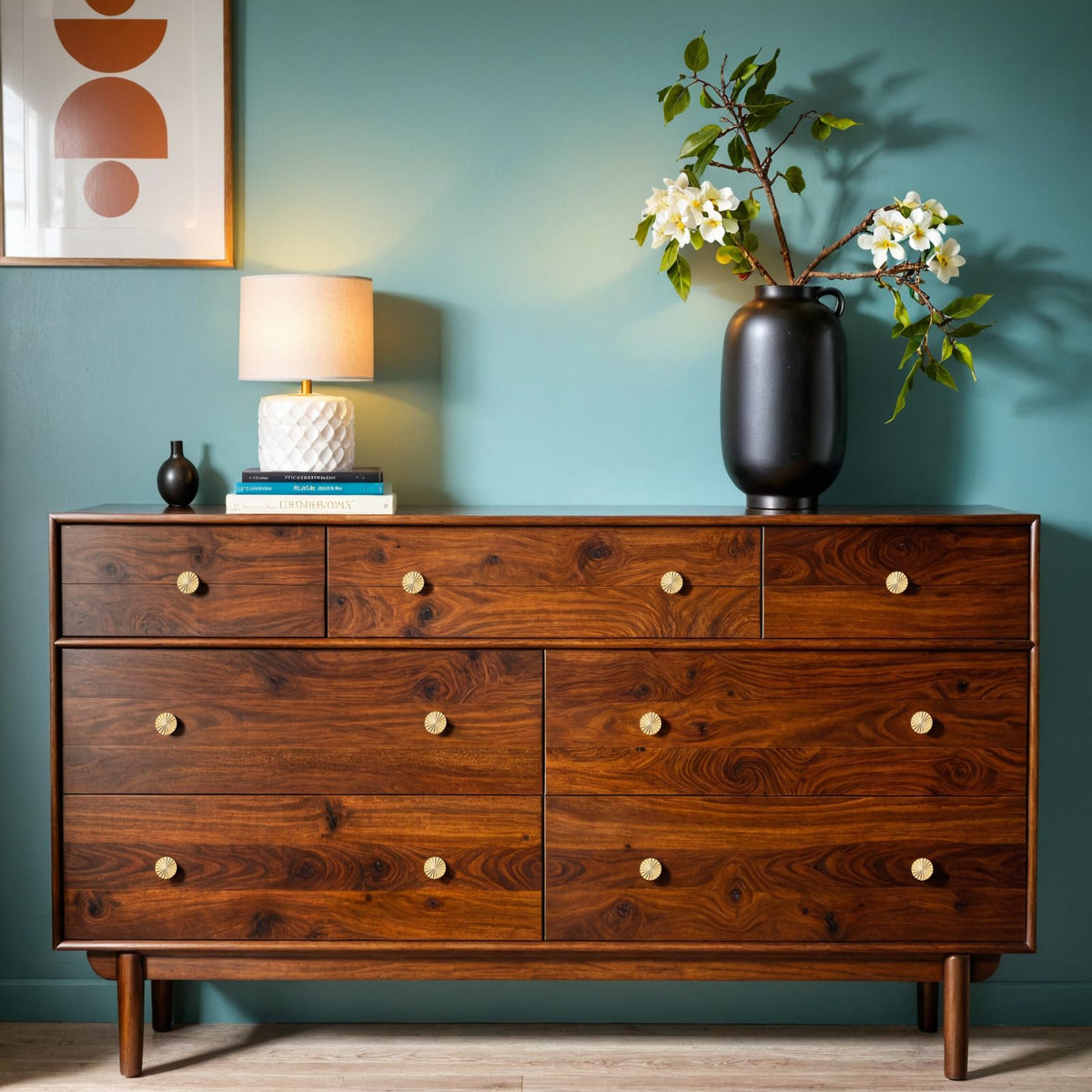 Ravinte Decor wardrobe knob installation demonstrates easy retro upgrade for closets