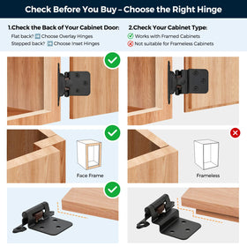 Ravinte door bumpers reduce noise when closing doors.