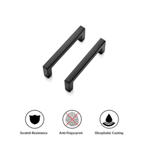 Ravinte durable black cabinet pulls designed to endure everyday use.