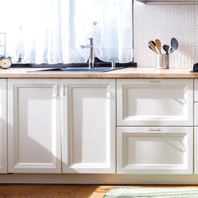 Ravinte easy-grip rounded handles reduce bump risk while upgrading furniture.