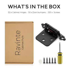Ravinte easy install for face-frame cabinets without mortises.