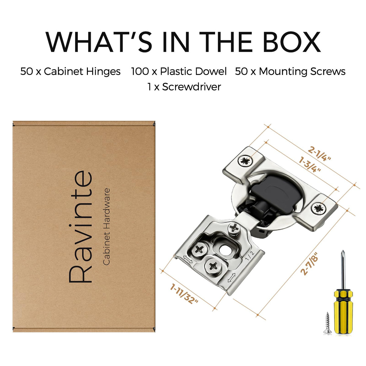 Ravinte hinges designed for long-lasting performance in busy kitchens.