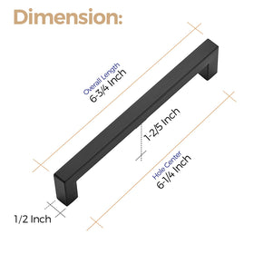 Ravinte euro-style cabinet handle in matte black complements contemporary interiors