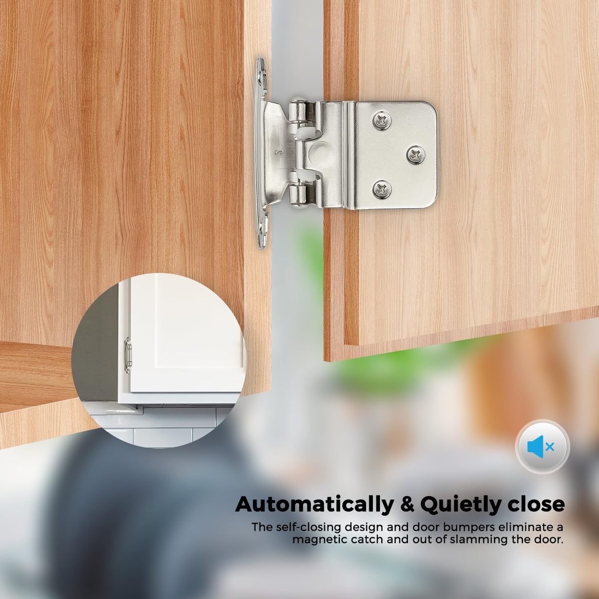 Ravinte durable 1.5 mm hinges endure daily kitchen use