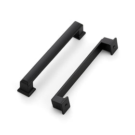 Ravinte Hardware 10 pack matte black cabinet pulls in 5 inch size for kitchens