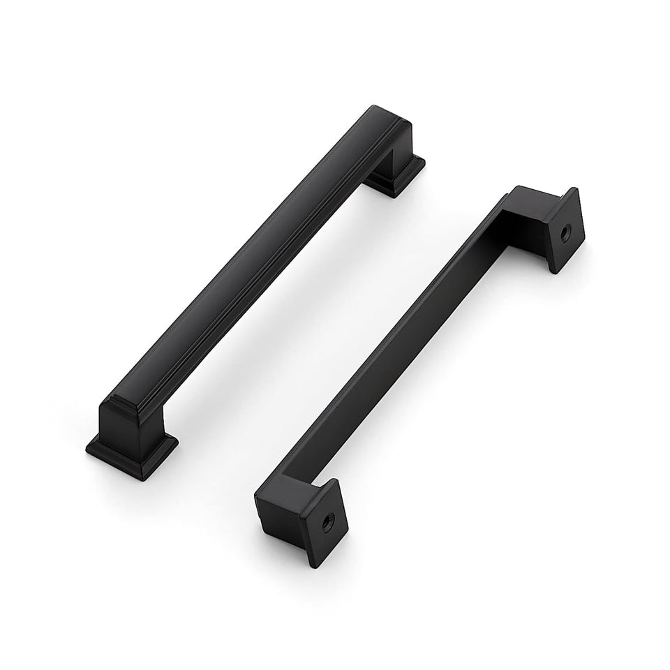 Ravinte Hardware 10 pack matte black cabinet pulls in 5 inch size for kitchens