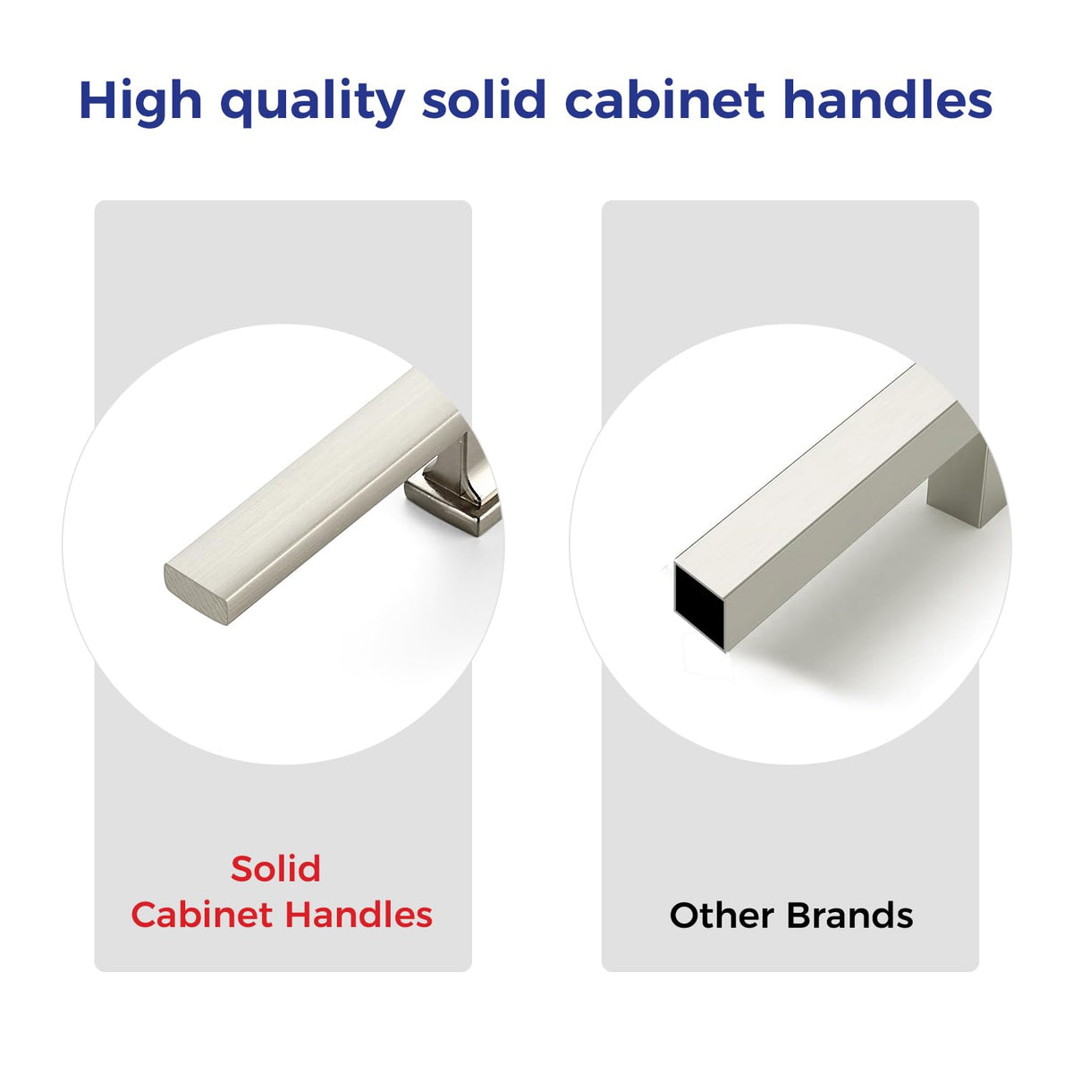 Ravinte Hardware 5-inch center-to-center pull measurement illustration for easy install