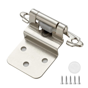 Ravinte 50-pack satin-nickel insert hinges with smooth self-closing action