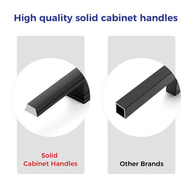 Zinc alloy Ravinte pull showing solid construction