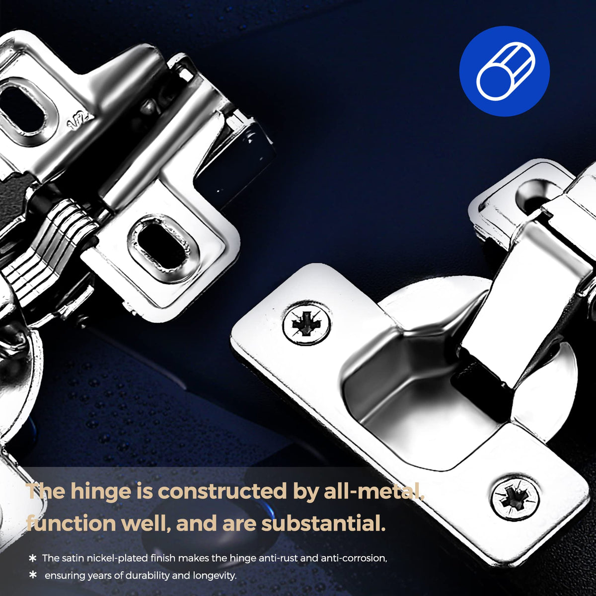 Ravinte concealed hinges suit face-frame doors for clean lines