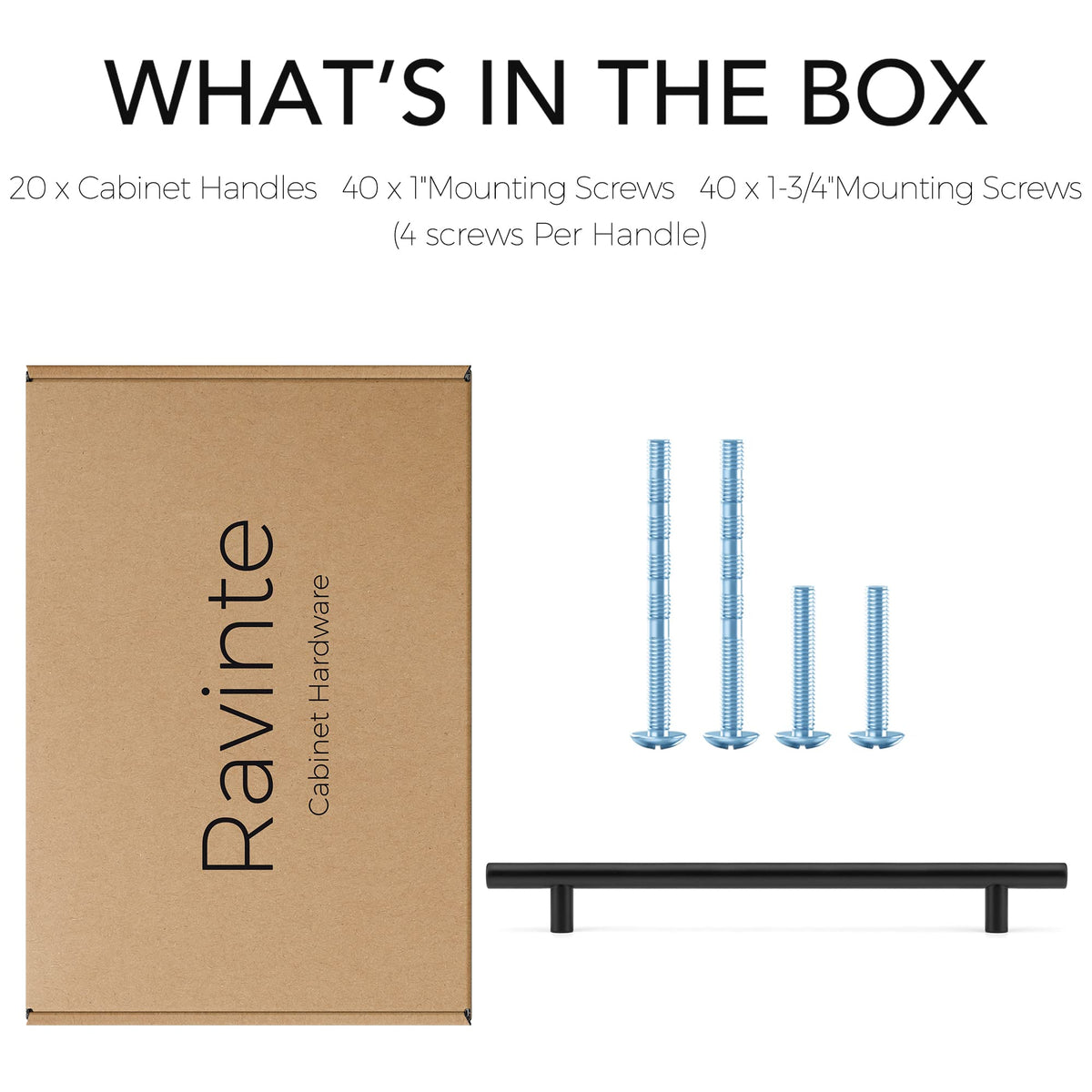 Ravinte kitchen cabinet accessories pack enables cohesive design across drawers and doors