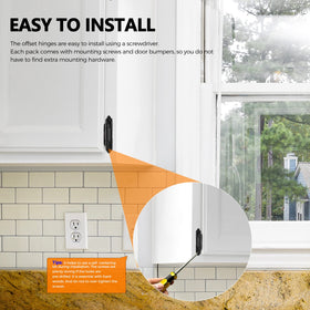 Ravinte kitchen cabinet hinge ideal for kitchen or bathroom cabinets