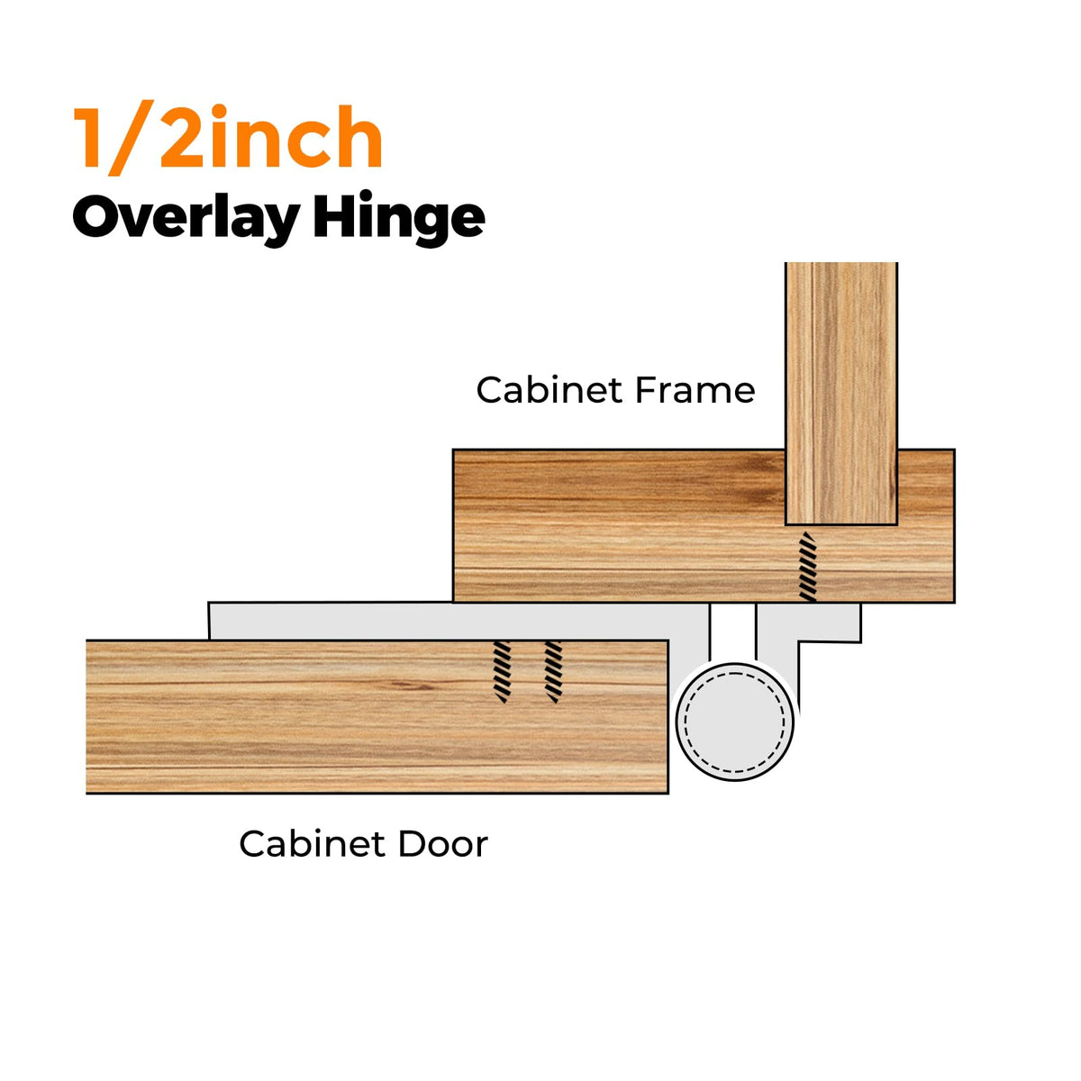 Ravinte kitchen and cupboard hinges suit modern renovations.