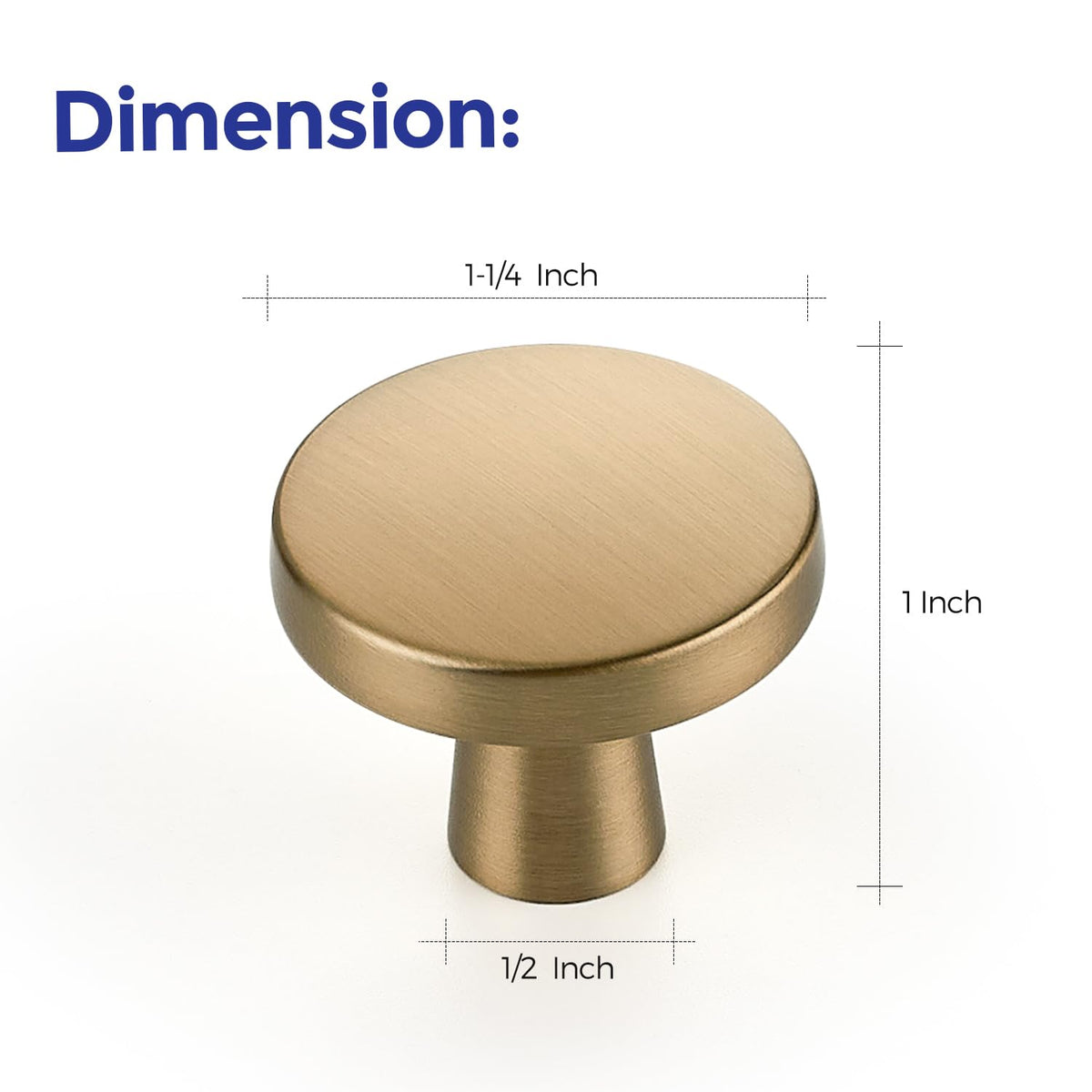 Ravinte knobs in hand, easy grip upgrade for kitchen drawers.