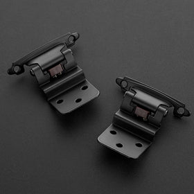 Ravinte matte black cabinet hinge adds style and quiet performance