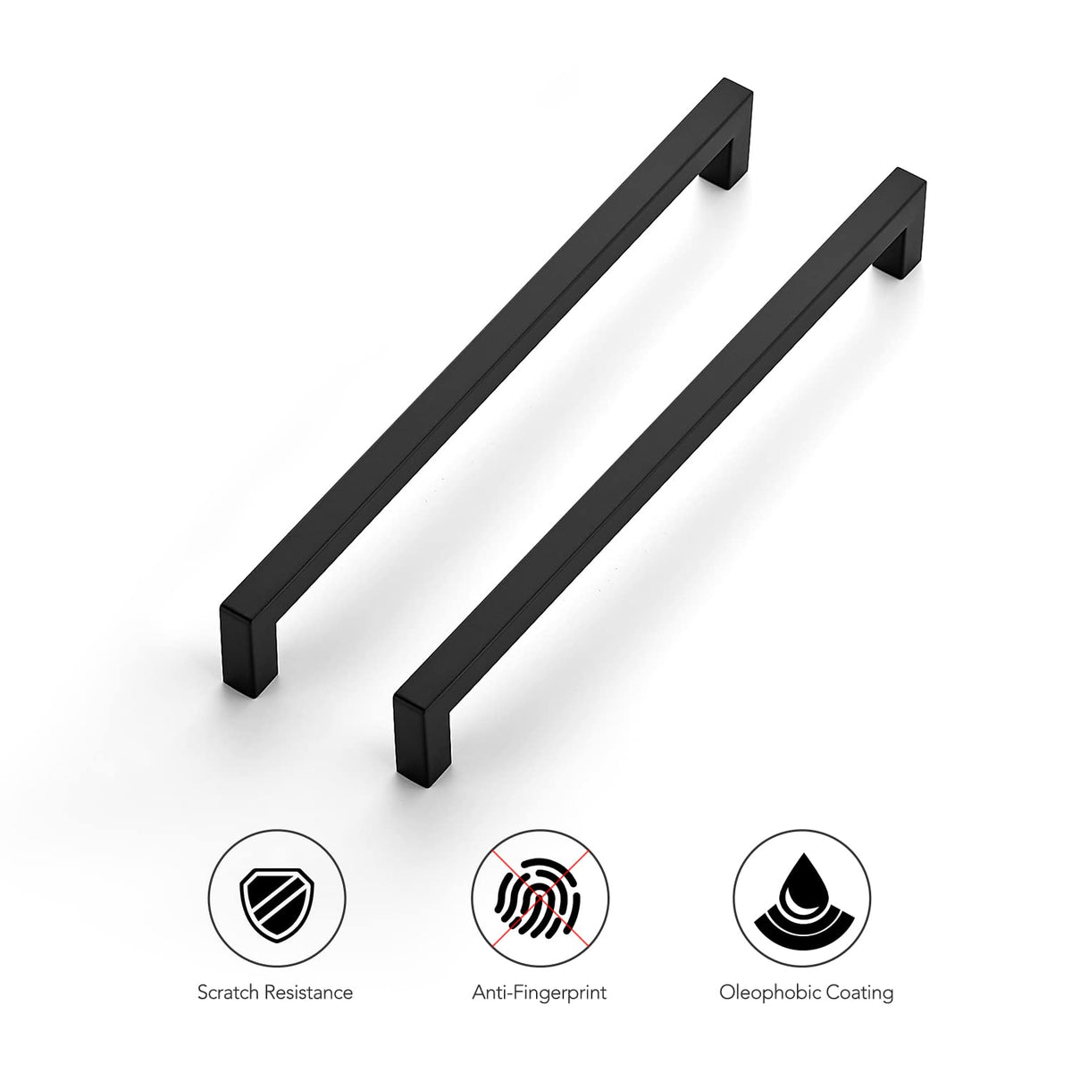 Ravinte matte black drawer and cabinet handle for everyday use.