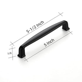 Ravinte matte black kitchen drawer pulls for modern cabinetry