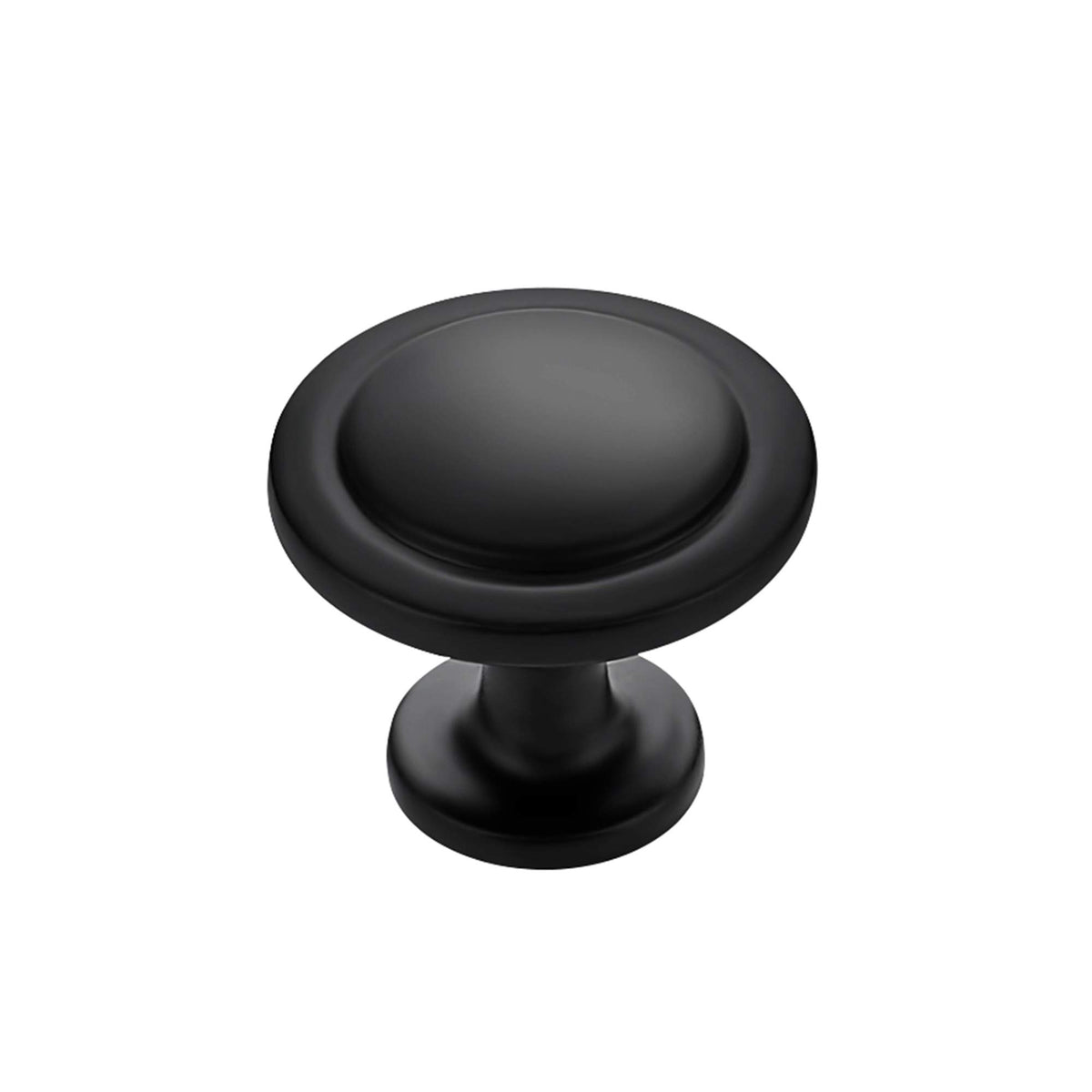 Ravinte matte black kitchen knob 1-1/4 inch adds modern elegance to cabinets