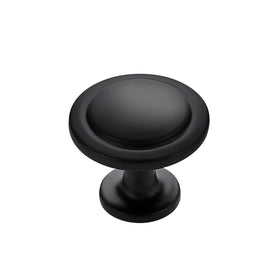 Ravinte matte black knob 1-1/4 inch for kitchen cabinets adds instant modern style.