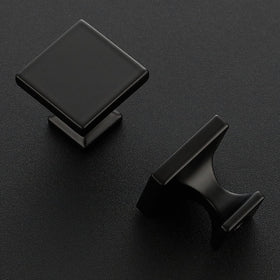 Ravinte knob on a cabinet door highlights modern square design