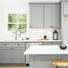 Ravinte square knob blends vintage and transitional decor