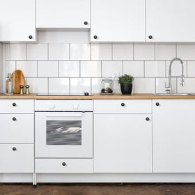 Ravinte modern cabinet hardware in matte black design
