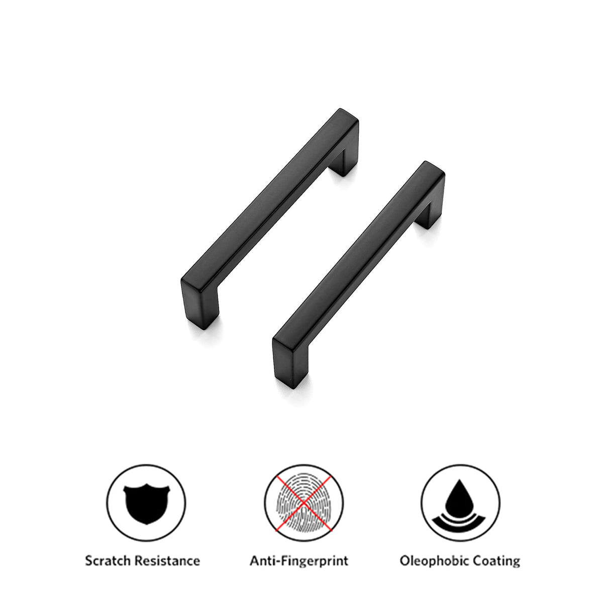 Ravinte modern matte-black hardware blends with farmhouse and traditional styles.