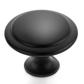Ravinte round knob in matte black upgrade for kitchen cabinets