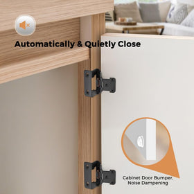 Ravinte black-painted screws bundle ensures secure mounting and cohesive finish.