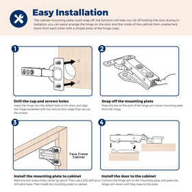 Includes four 15-5mm screws for easy installation