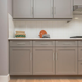 Ravinte sleek brushed nickel finish adds timeless appeal to drawers