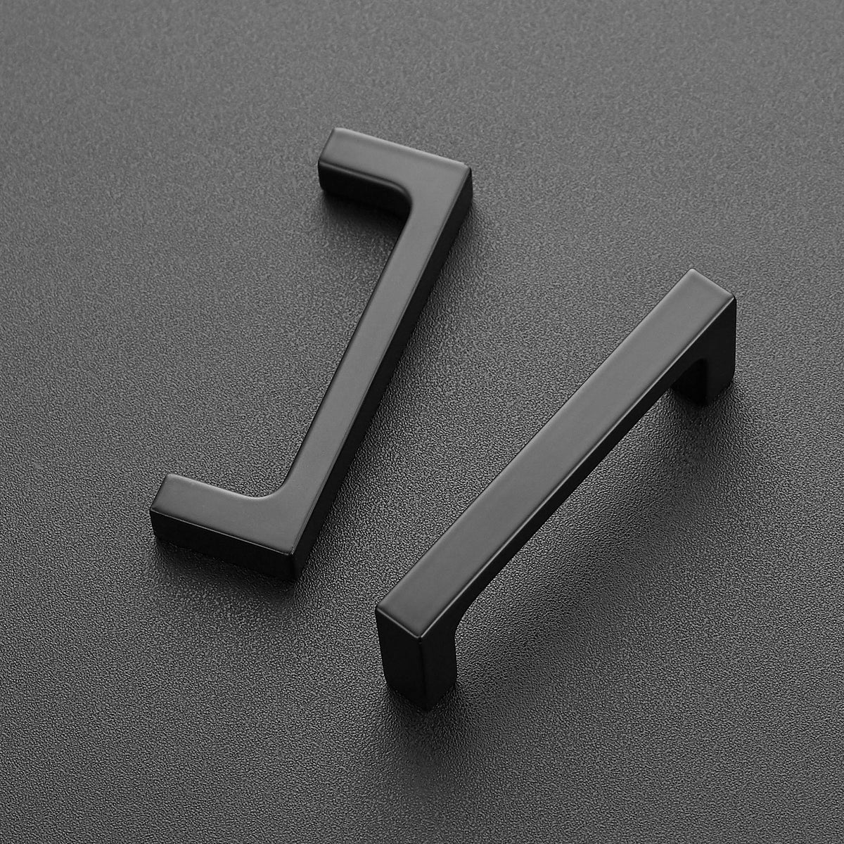 Ravinte matte black finish close-up shows durable zinc construction.